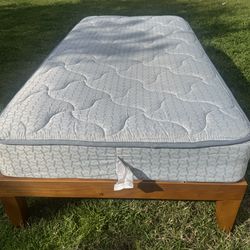 Nice twin bed with mattress