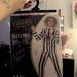 Beetle juice Costume From Spirit Never Worn
