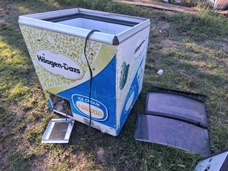 old ice cream freezer