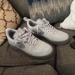 Nike Air Force 1 Low Wolf Grey Kumquat