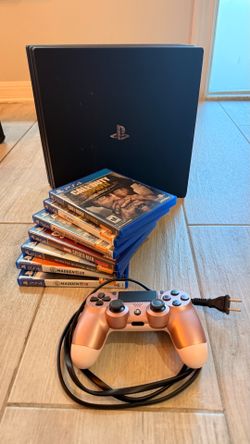 PlayStation 4 Pro 1tb + Controller + 7 games BUNDLE