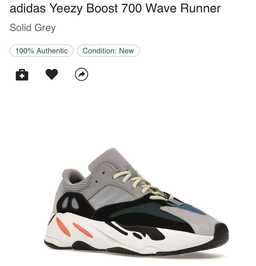 Adidas Yeezy 700 Wave Runners All Sizes Deadstock