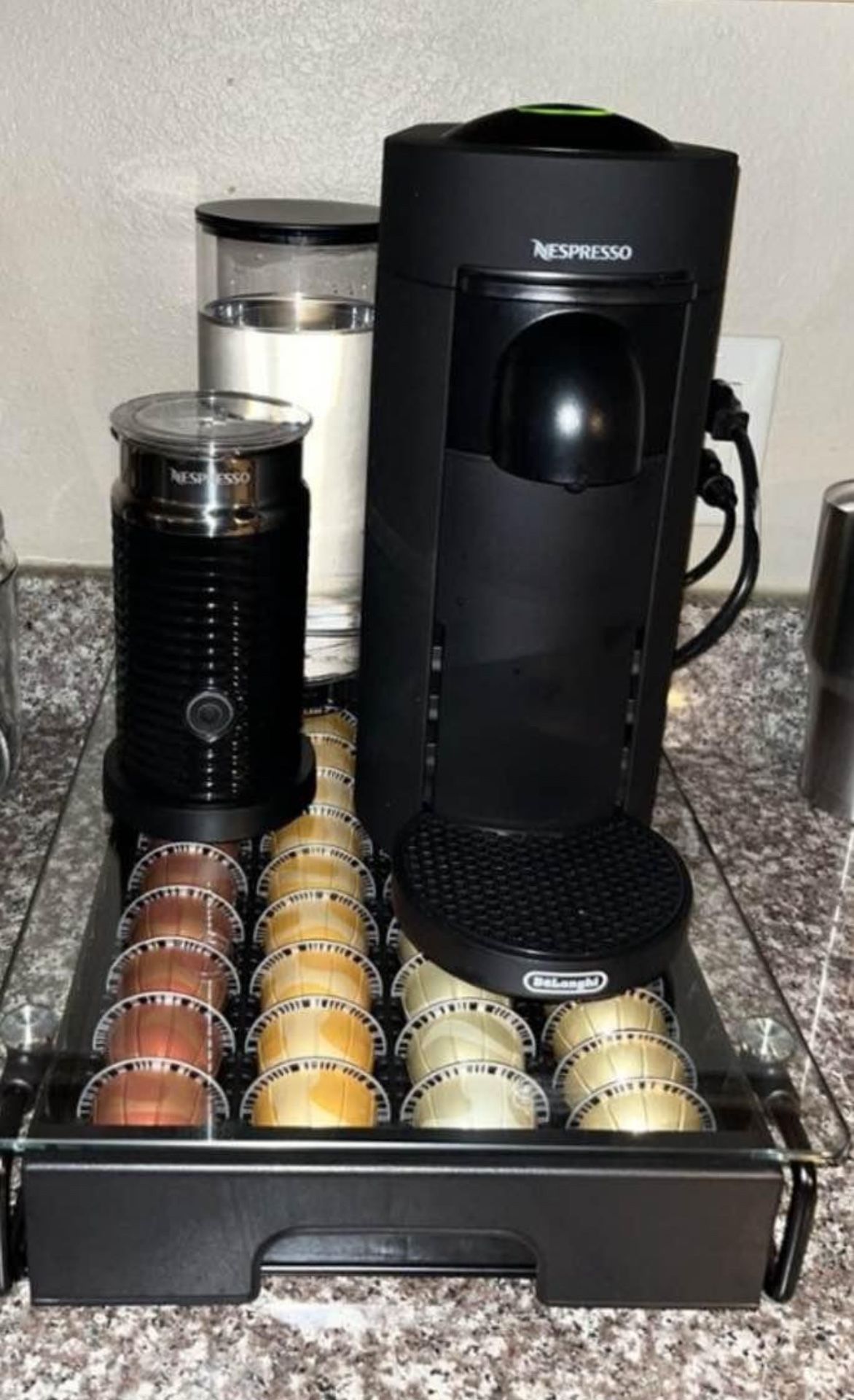 New Nespresso Coffee Maker With Drawer For Pods