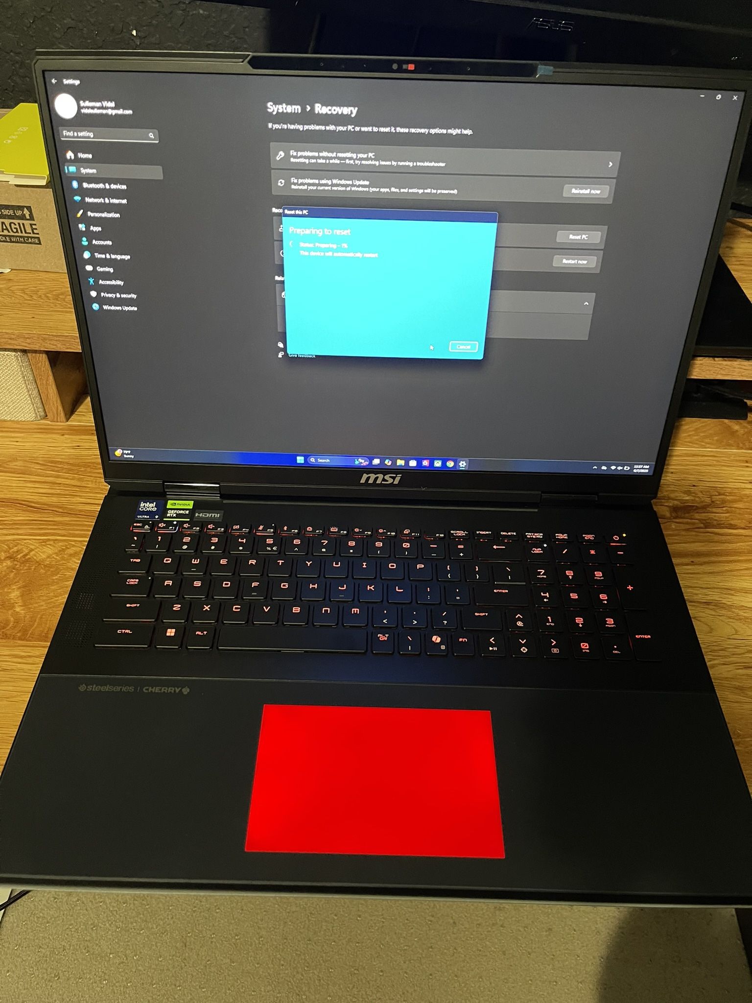 Msi 18 Hx Ai Rtx 5090 Ultra 9 285