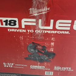 M18 FUEL 18V Lithium-Ion Brushless Cordless 10 in. Dual Bevel Sliding Compound Miter Saw (Tool-Only)