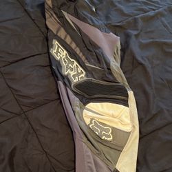 FOX Motor Cycle/ Racing Pants Size 32 Not Purple, Gray And Black! 