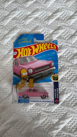 Hot Wheels Simpsons Family Car Pink Sedan Screen Time 108/250