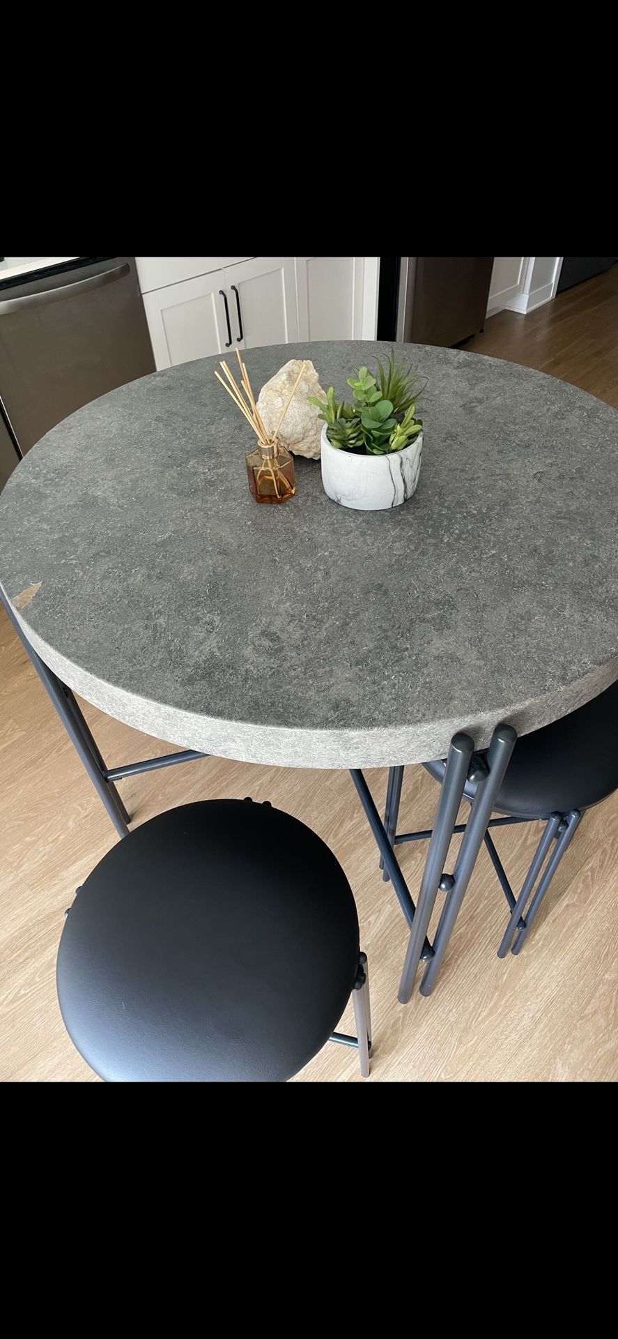 Table With Four Stools