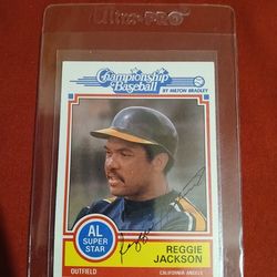1984 reggie jackson card , gem 💎 Mint condition 👌