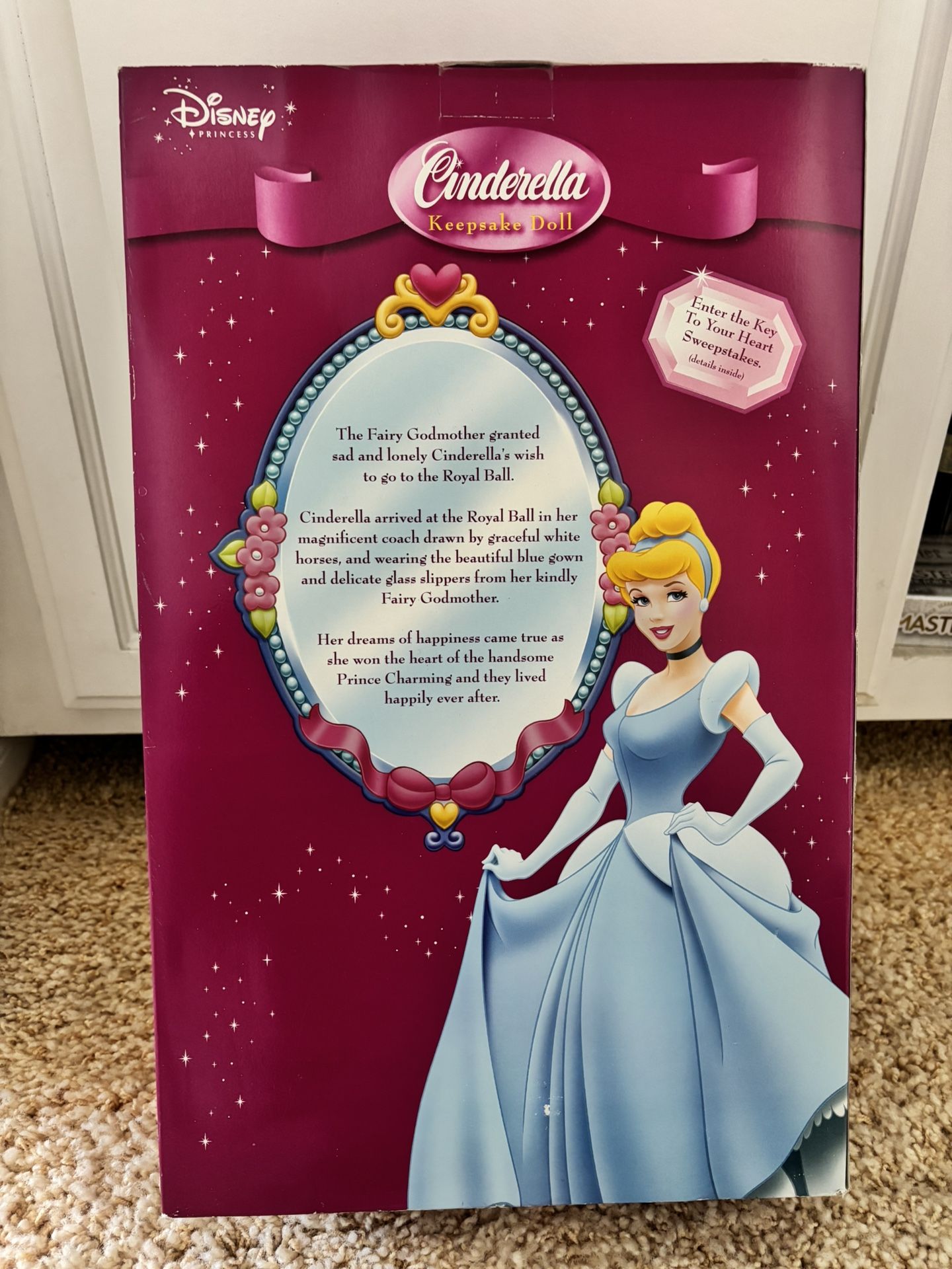 Disney Princess Cinderella Porcelain Keepsake Doll - Main Image