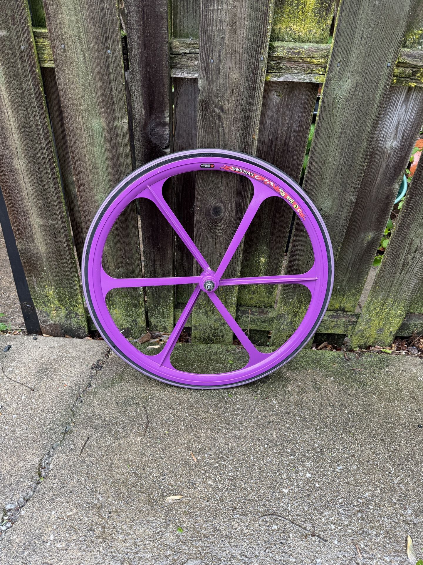 Purple Mag Wheel Front