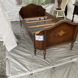 Antique French Louis 14th Style Twin Bed From a Mansion