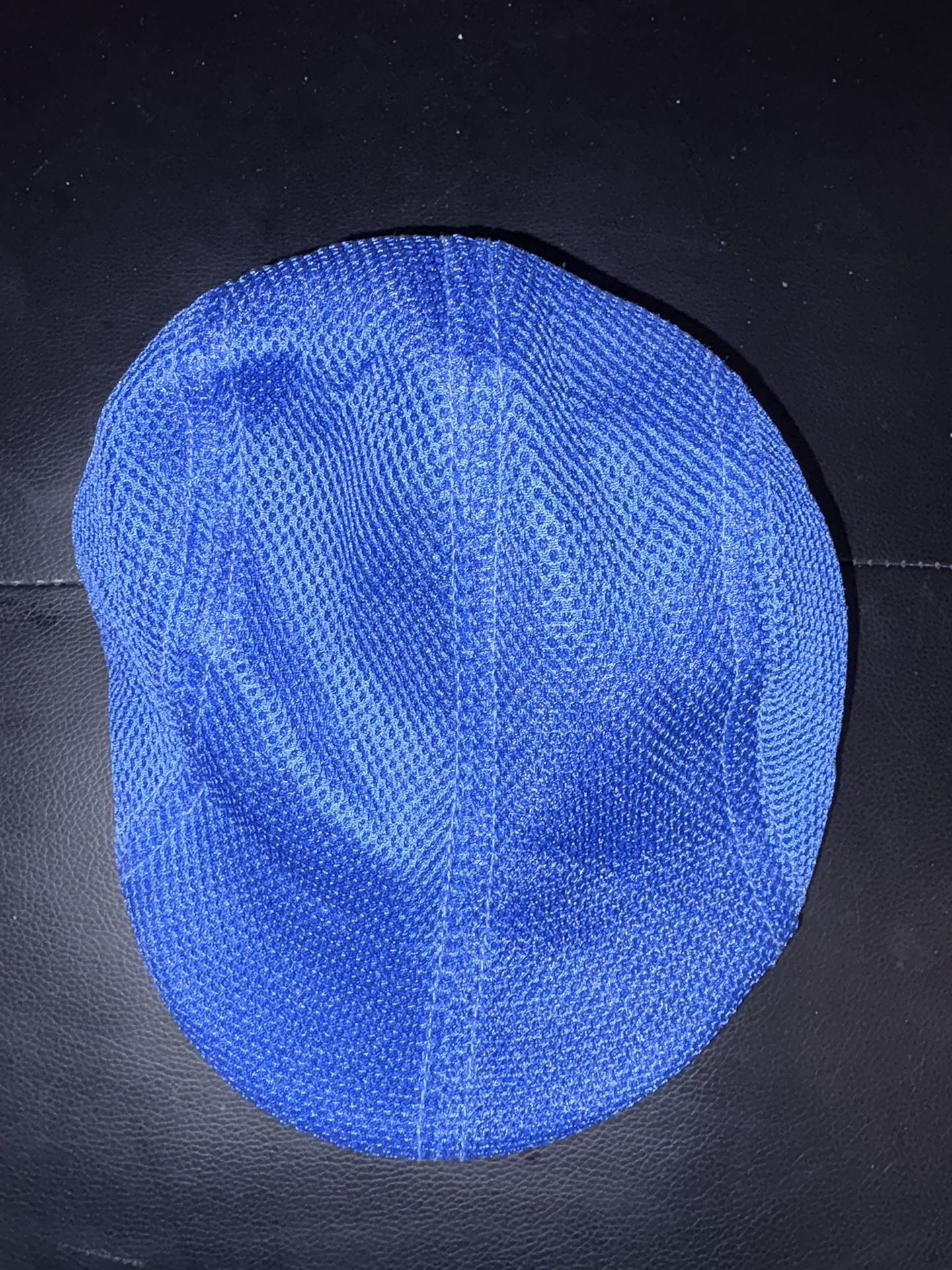 Blue Mesh Flat Cap