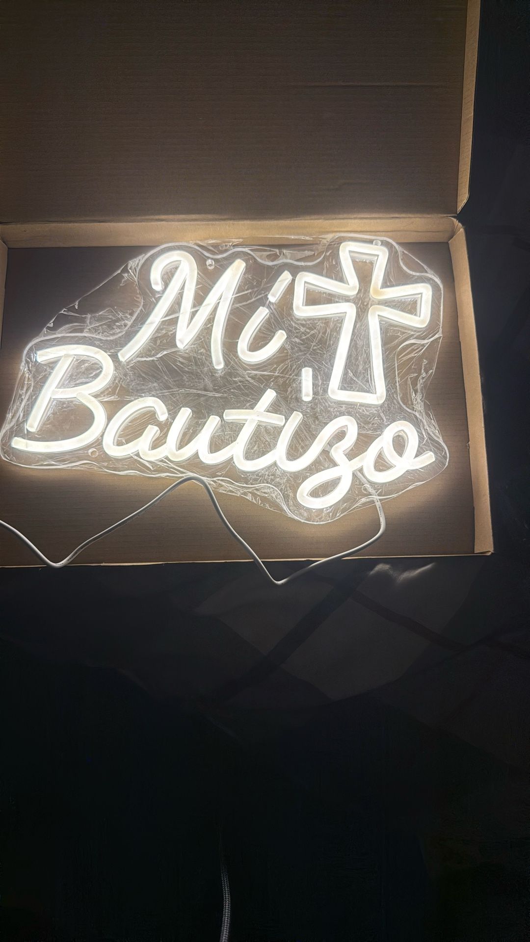 Mi Bautizo Neon Sign