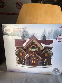 Holiday Christmas village houses