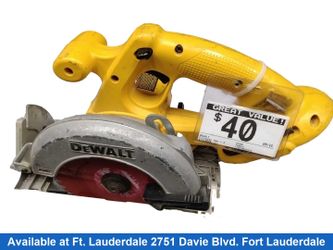 Dewalt Dc390 Yellow Cordless Circular Saw