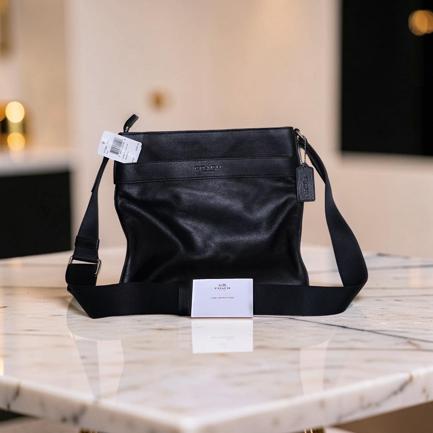 Coach Bowery Leather Crossbody Messenger Bag NWT