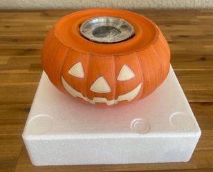 Tabletop pumpkin fire pit indoor outdoor