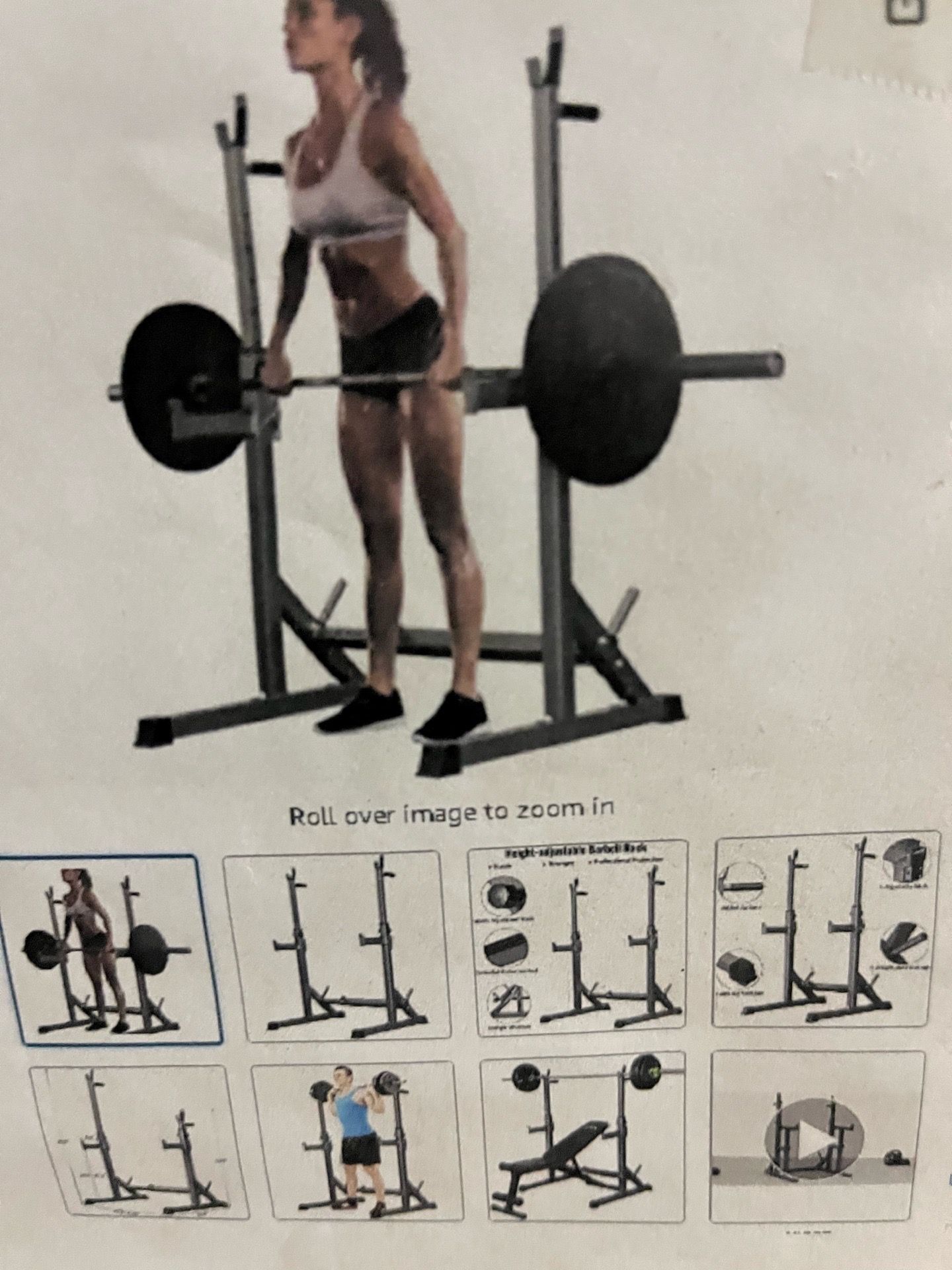 Squat rack-never used