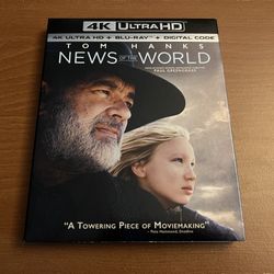 News of the World (4K UHD + Blu-Ray + Digital w/ Slipcover)