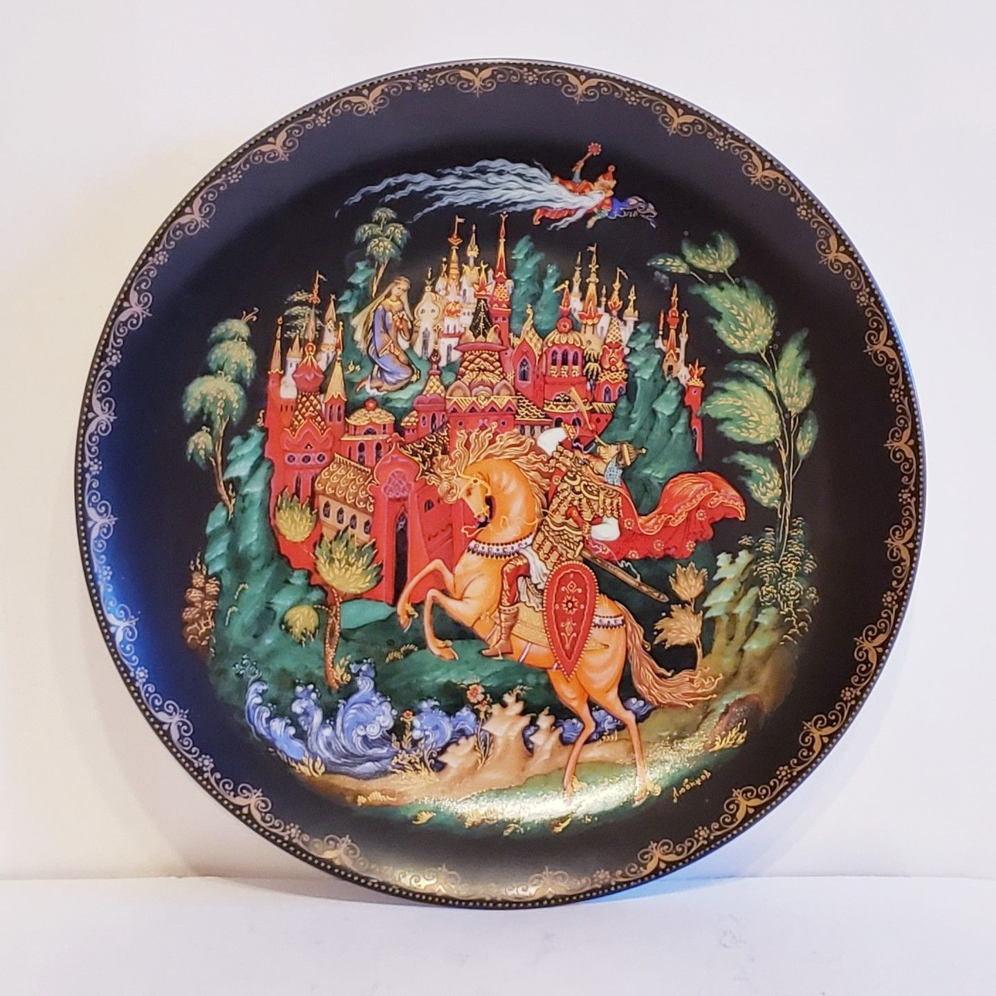 Russian Mythology Themed Plate