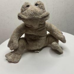 Cuddly Quarry Critter Floppy  Toad Frog Plush Second Nature Designs Sits 8”