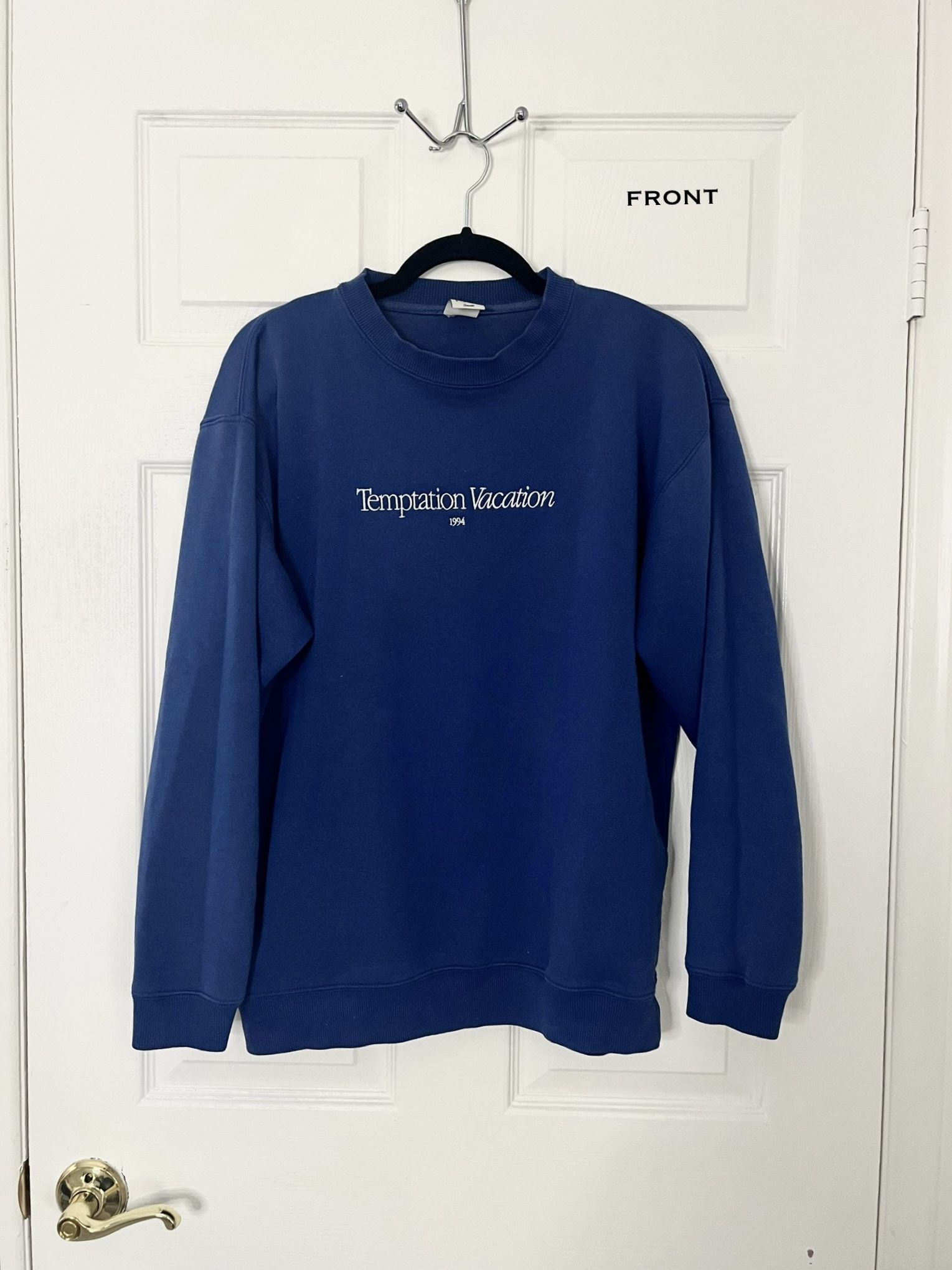 Temptation Vacation 1984 Blue Sweatshirt