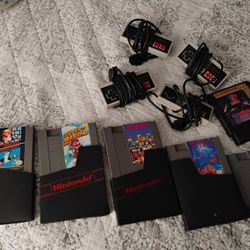 NES games 6 And 4 Remotes