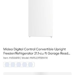 Element https://offerup.com/redirect/?o=MjEuQ3U= Digital Control Convertible Upright Freezer Refrigerator