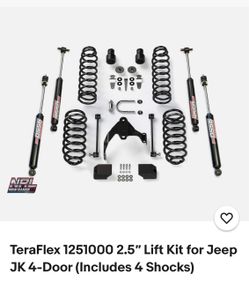 Lift Kit For Jeep JK 4 Doors (included 4 shocks)