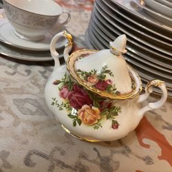 China Tea Pot , Gravy Bowl 