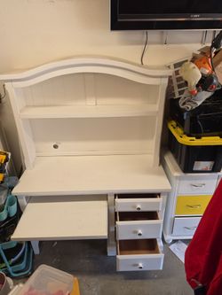White desk