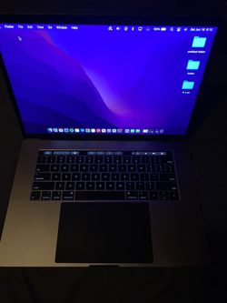 2018 Apple MacBook Pro Touch Bar 15" Gray | 2.2GHz Six Core i7 32GB 256GB SSD