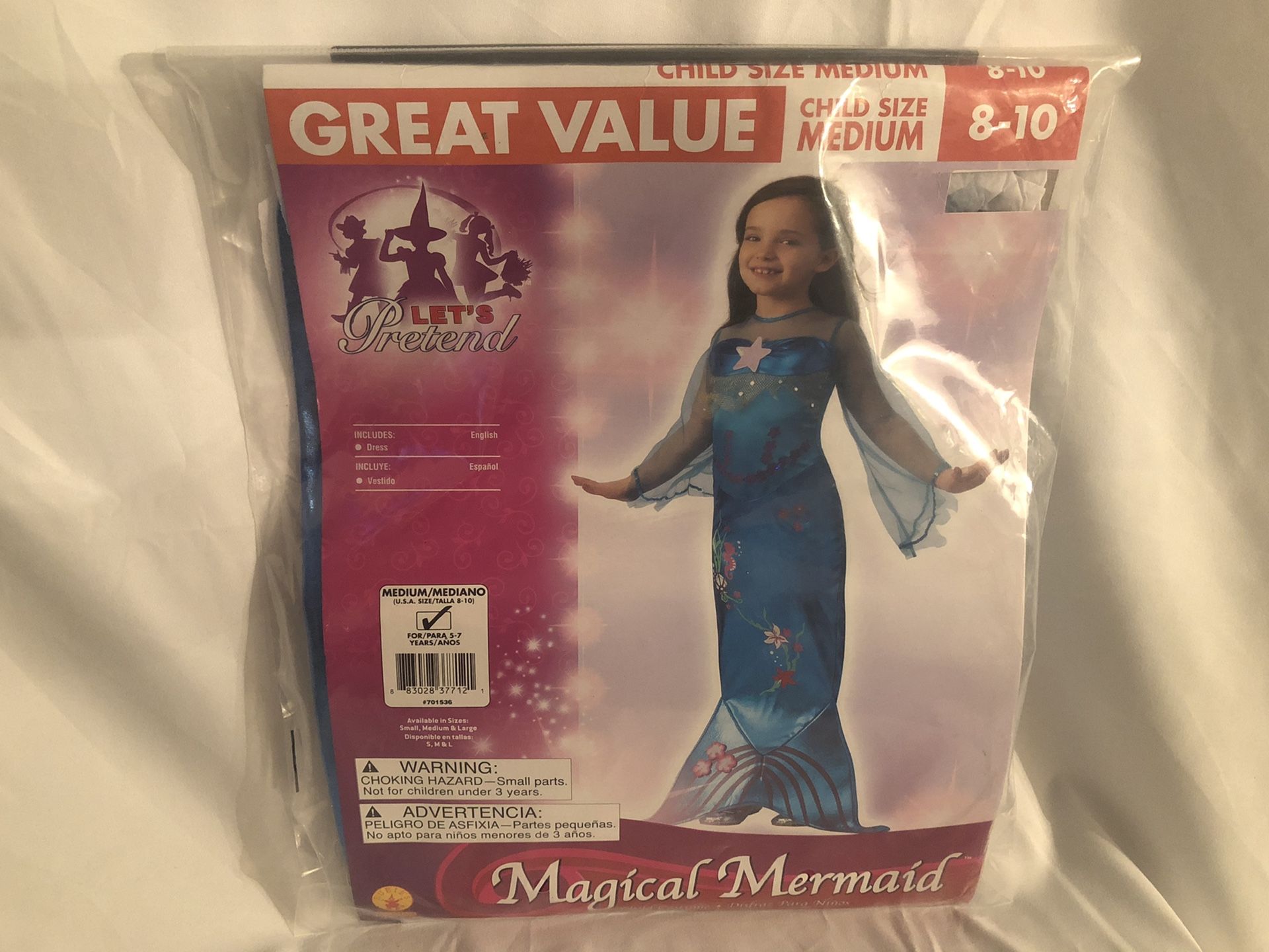 Mermaid kids costume