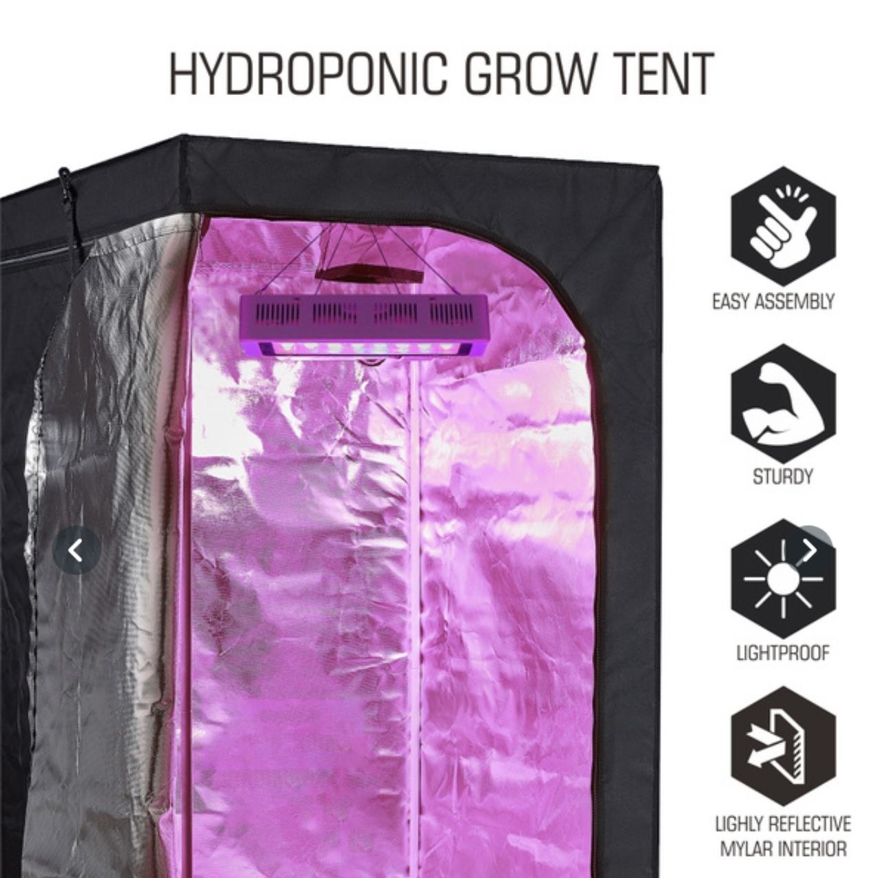 Grow Tent W/ 1000w Grow Light