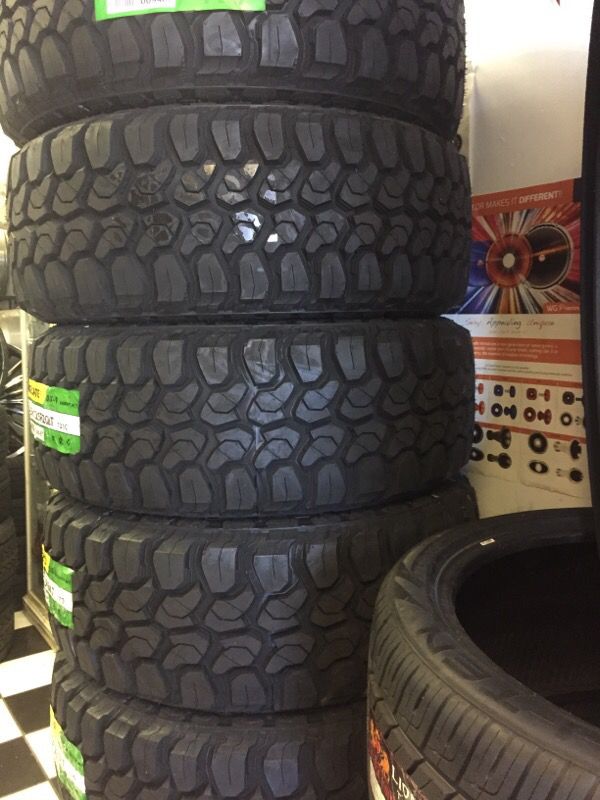 3 5/12.5/20 LT new Mt tires