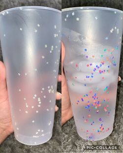 Confetti reusable cup