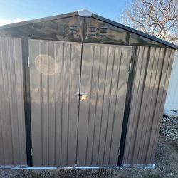 New 6x8Metal storage Shed Yard lawn Garden Tools 6x8 Storage We deliver with extra charge 