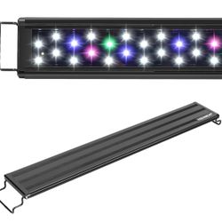 4- AQUANEAT LED Aquarium Light Full Spectrum 44 Inch Fish Tank Light Fresh Water