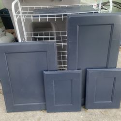 6 New cabinet doors, various sizes.