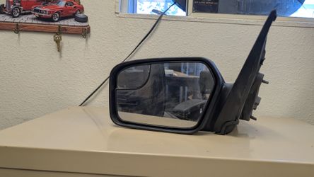 2011-2012 Ford Fusion Driver Side (LH) Power Side View Mirror - Black