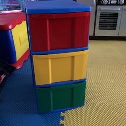 Color 3 Storage Kids Drawer