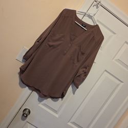 Mauve 3/4 Sleeve Shirt