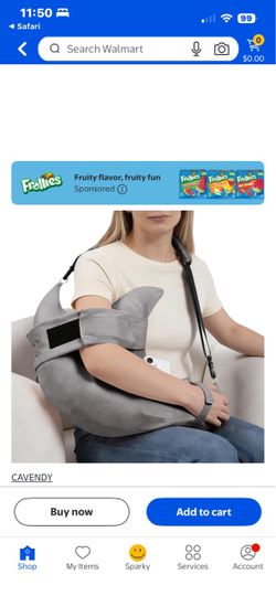 Breathable shoulder pillow for side sleepers or for after shoulder surgery.