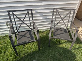 Two Outdoor Chair Set For Patio Deck 