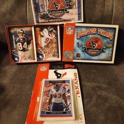Houston Texans Trading Cars Topps 2006 Team Set Upper Deck 2002 Commemorative 