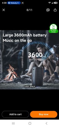 20W High-power Wireless Speaker, Portable For Outdoor Use, With 2 Speakers, Built-in 3600mAh Battery, With RGB Colorful Lights, Compatible With SD/USB