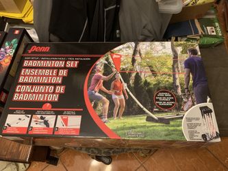 Badminton Set Penn Racket Net Shuttlecock Ready To Play