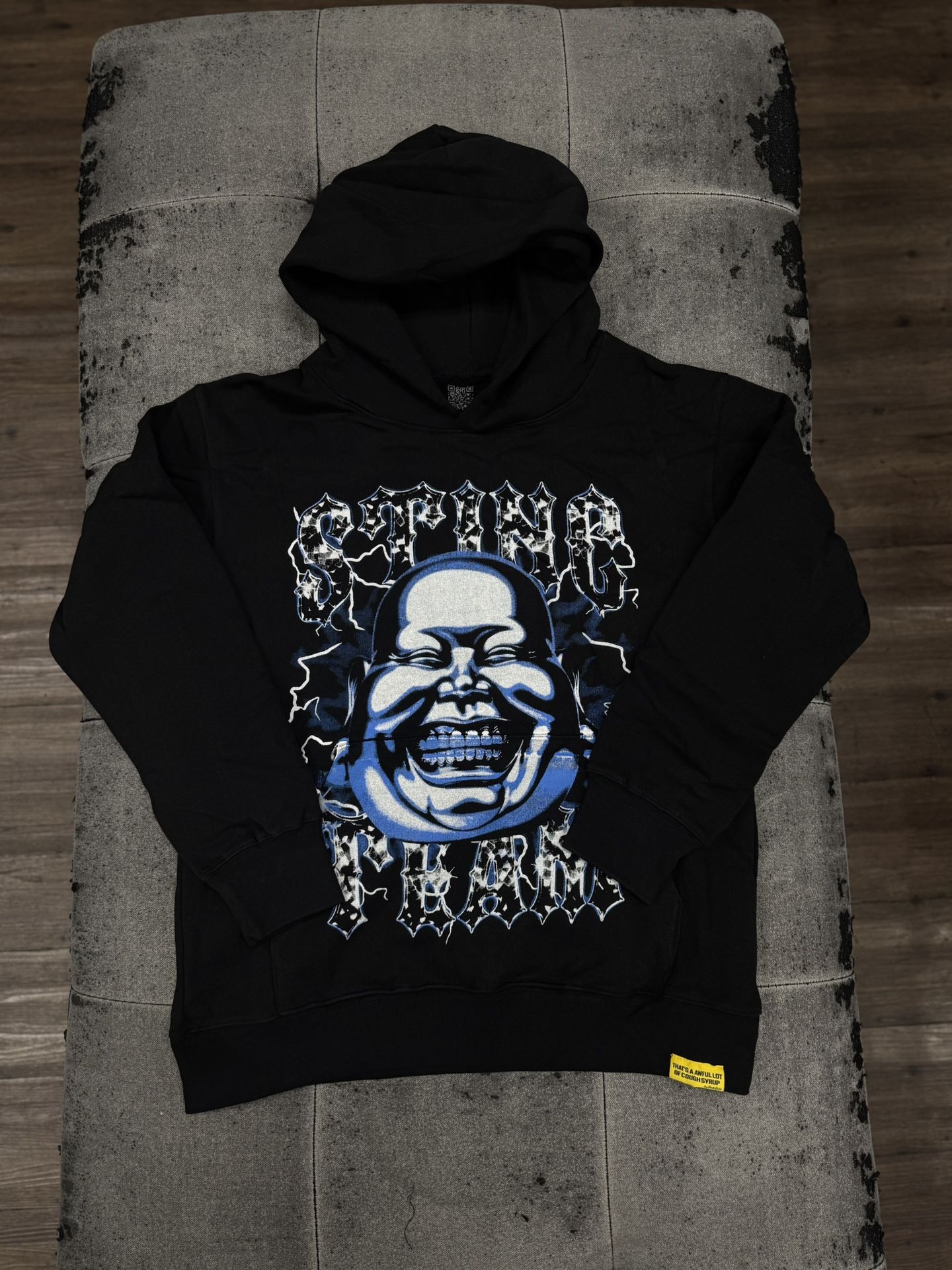 Awful Lot Of Cough Syrup x Stank Team Black Hoodie