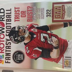 Falcons Matt Ryan Autographed Signed Rotoworld Fantasy Football Magazine GAA COA
